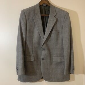Brooks Brothers 346 Mens Blazer 45L Blackwatch Plaid Wool Classic‎ Preppy